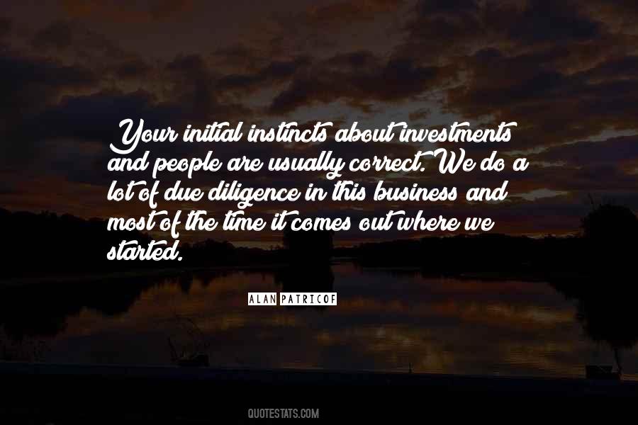 Quotes About Diligence #1383339