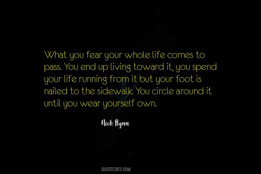 Quotes About Running From Life #1049417
