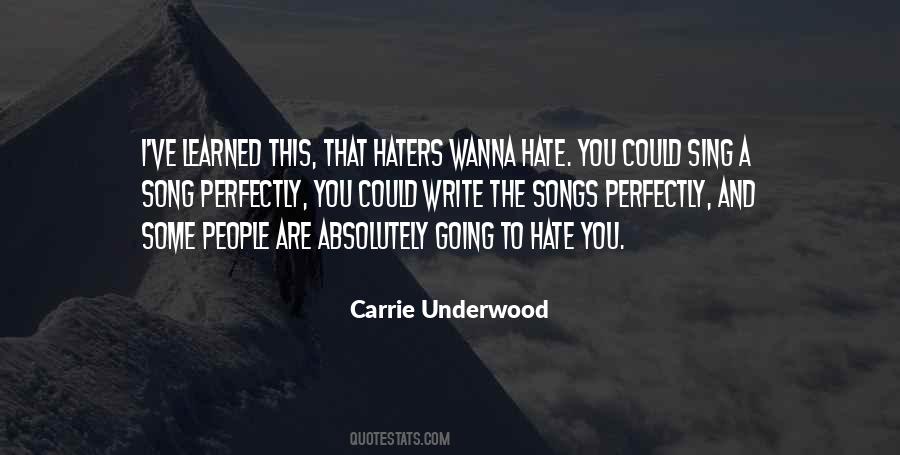 Quotes About All The Haters #29429