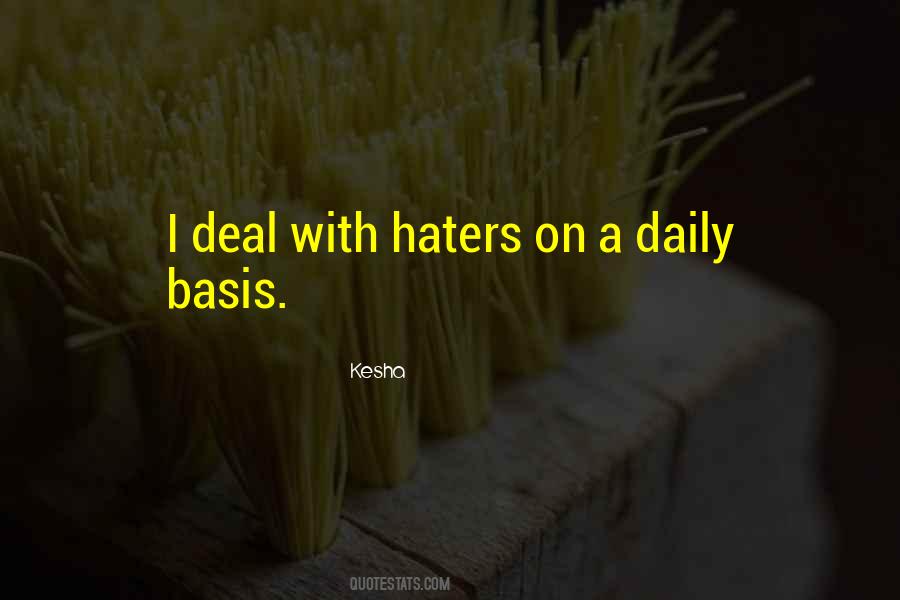 Quotes About All The Haters #79012