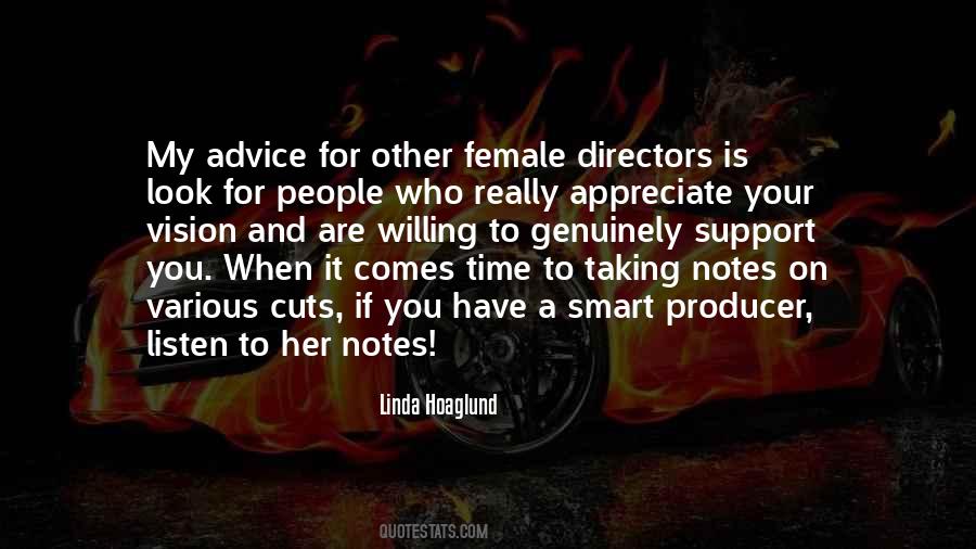 Quotes About Female Directors #1135879