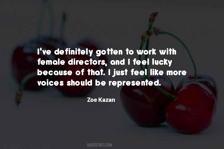 Quotes About Female Directors #204199