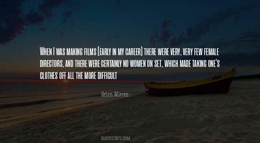 Quotes About Female Directors #71045