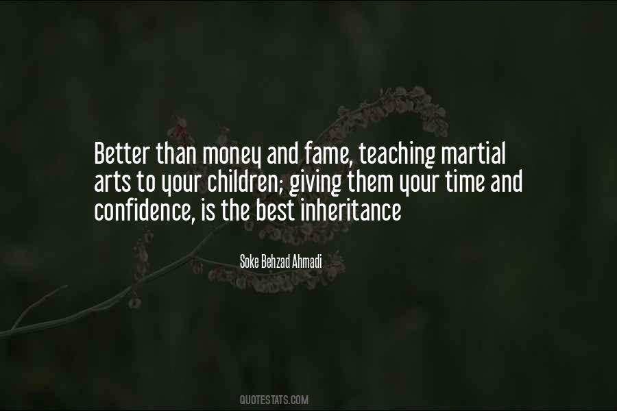 Quotes About Teaching Martial Arts #1838661