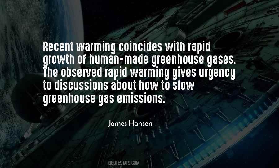 Quotes About Greenhouse Gas Emissions #479385