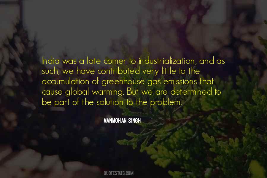 Quotes About Greenhouse Gas Emissions #664842