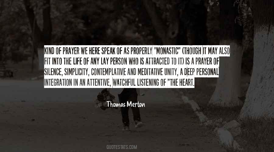 Quotes About Contemplative Prayer #1846993