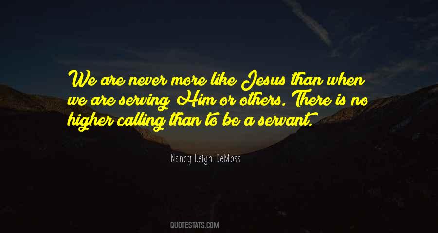 Quotes About Serving Jesus #961901