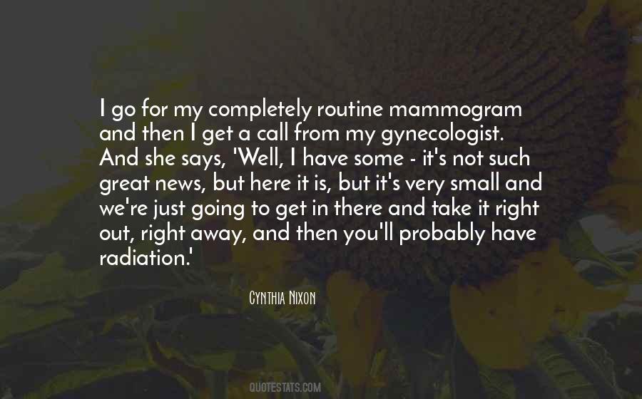 Quotes About Gynecologist #1033408