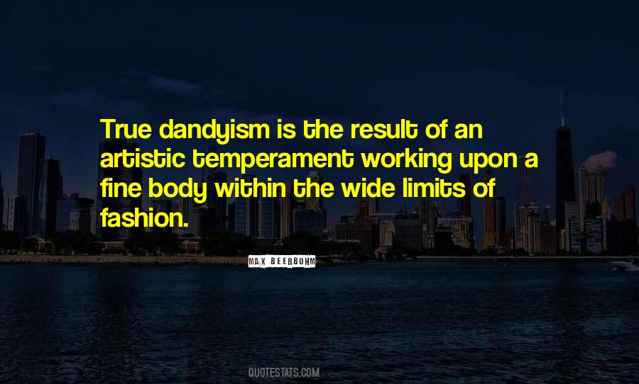 Dandyism Fashion Quotes #620008