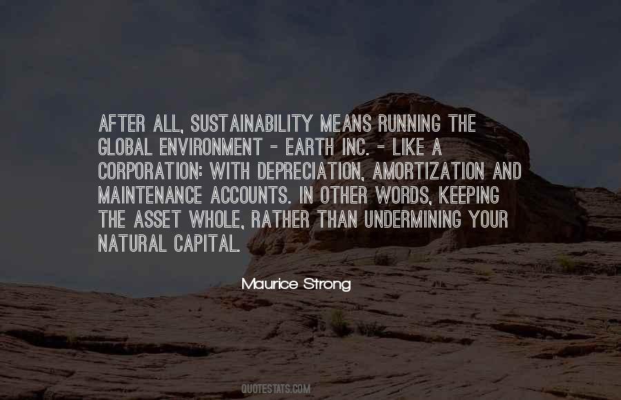 Quotes About Earth Sustainability #124424