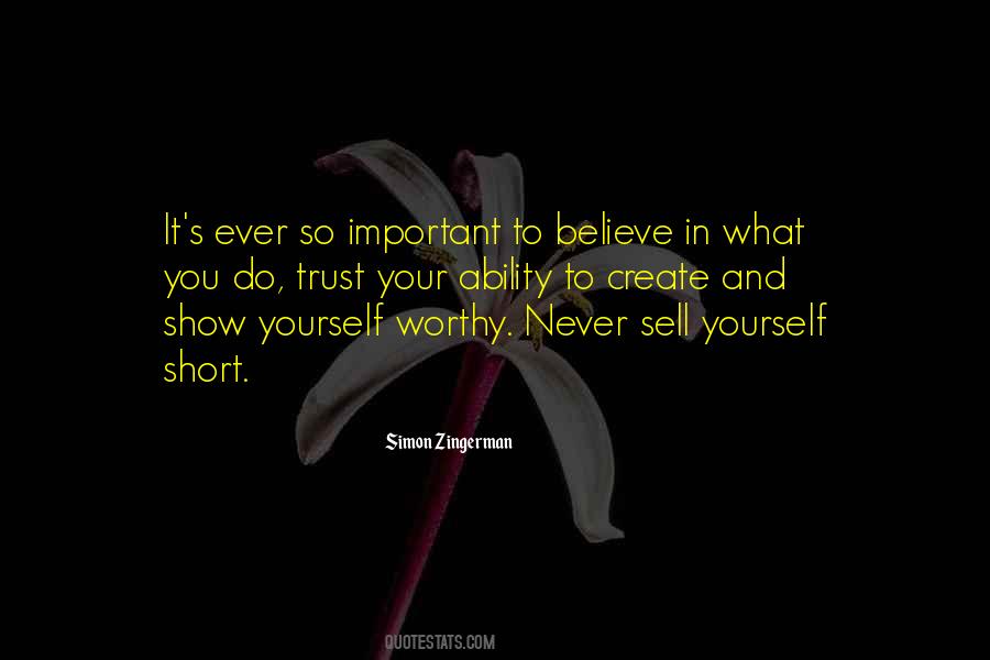 Sell Yourself Quotes #365382