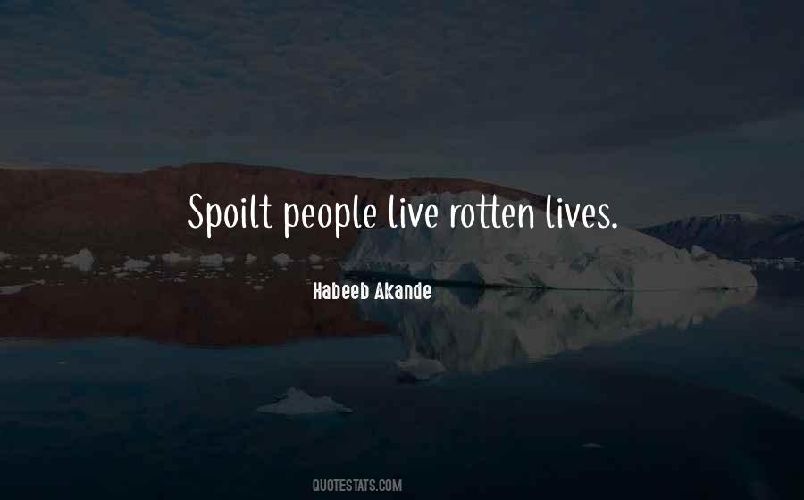 Quotes About Rotten People #644020