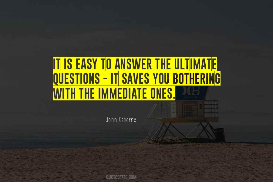 Ultimate Answer Quotes #1251829
