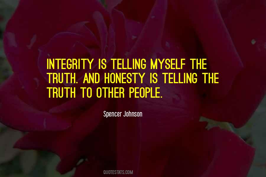 Quotes About Honesty And Integrity #1059980