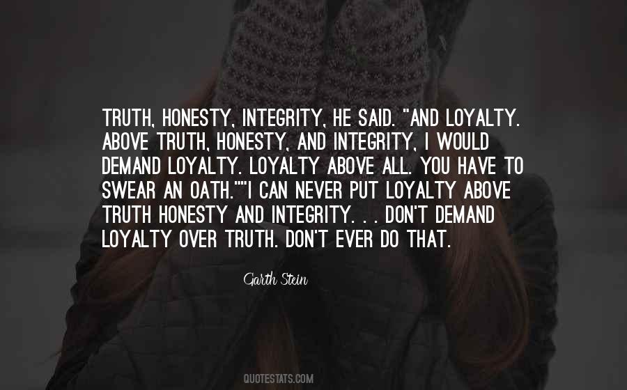 Quotes About Honesty And Integrity #1460151