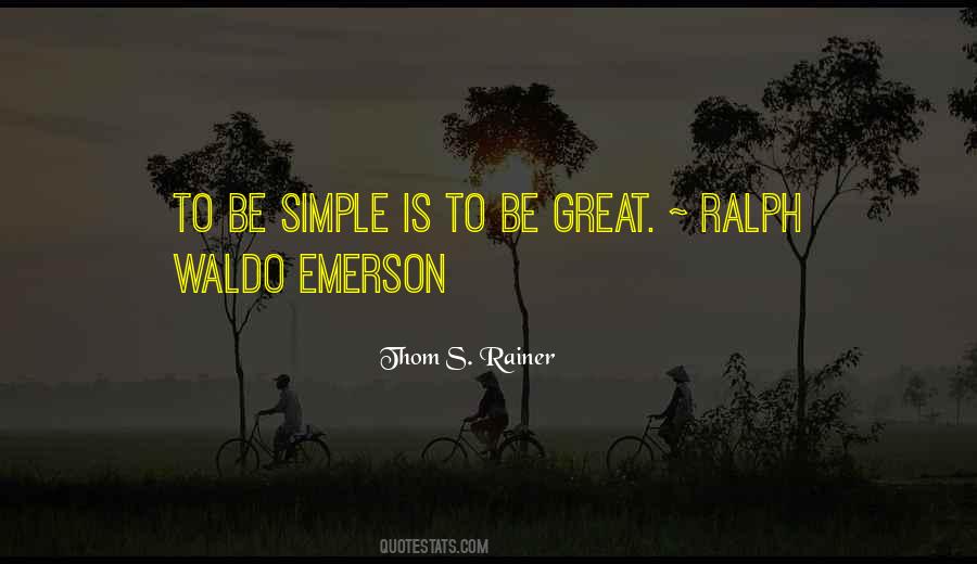 To Be Simple Quotes #1136859