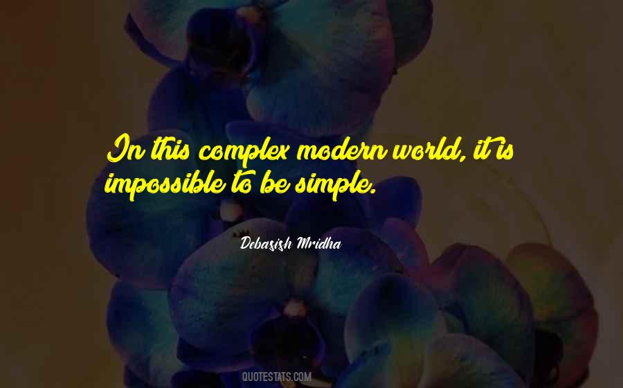 To Be Simple Quotes #1230075