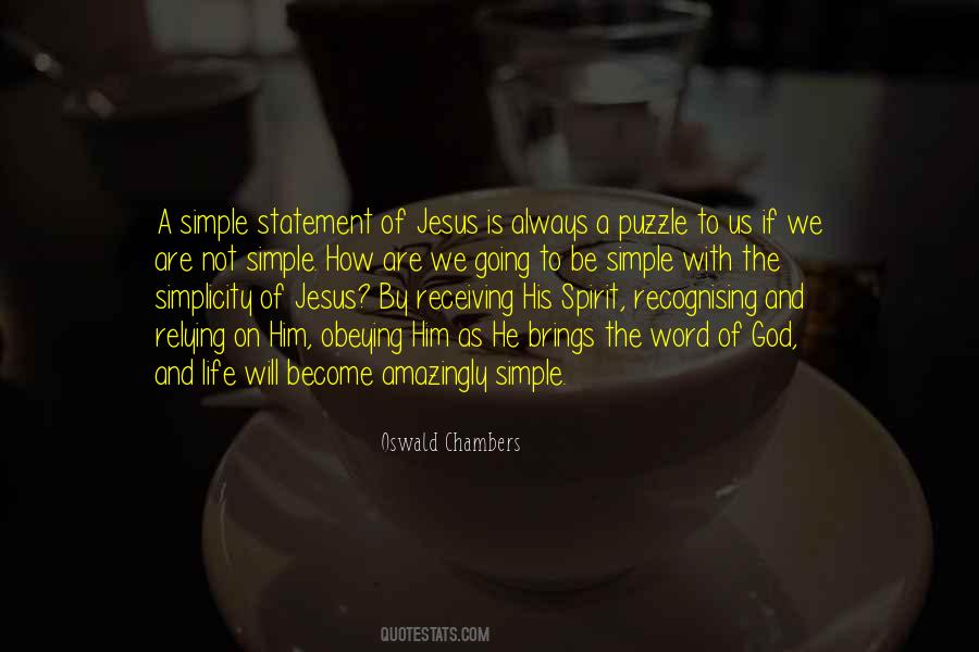 To Be Simple Quotes #1812019
