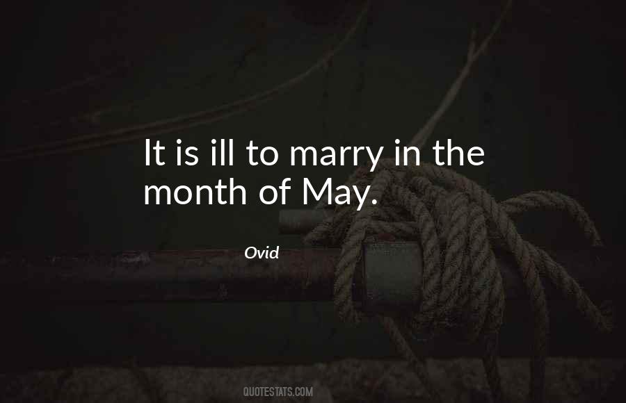 Quotes About Month Of May #1593587