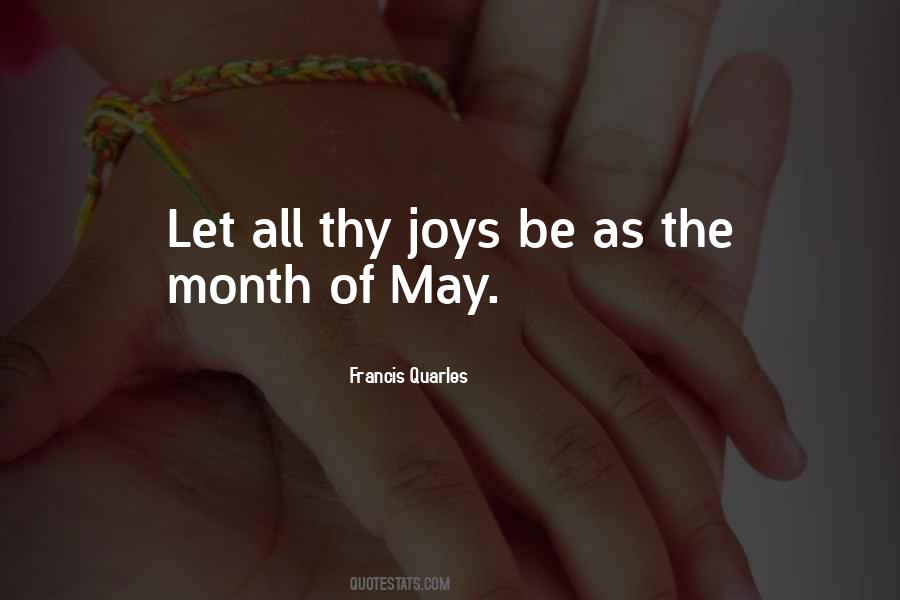 Quotes About Month Of May #1680159