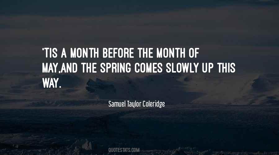 Quotes About Month Of May #210595