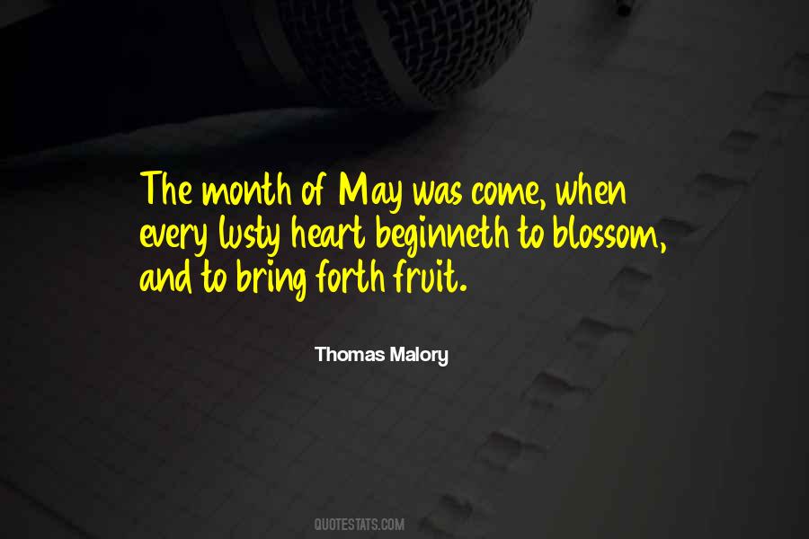 Quotes About Month Of May #965962