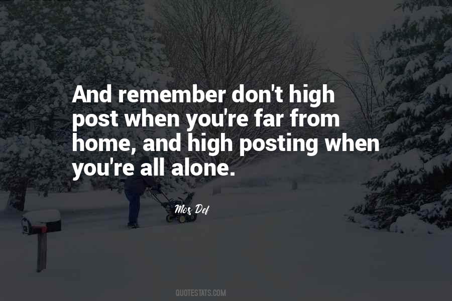 All Alone Quotes #1125809