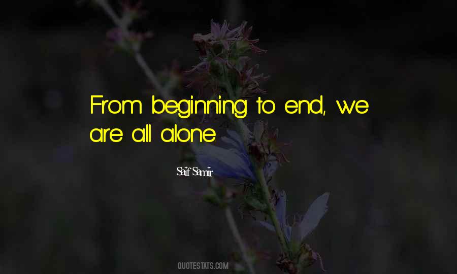All Alone Quotes #1407898