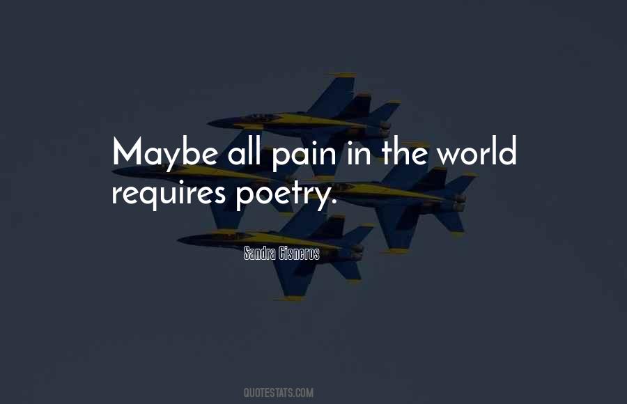 All The Poetry In The World Quotes #1307382