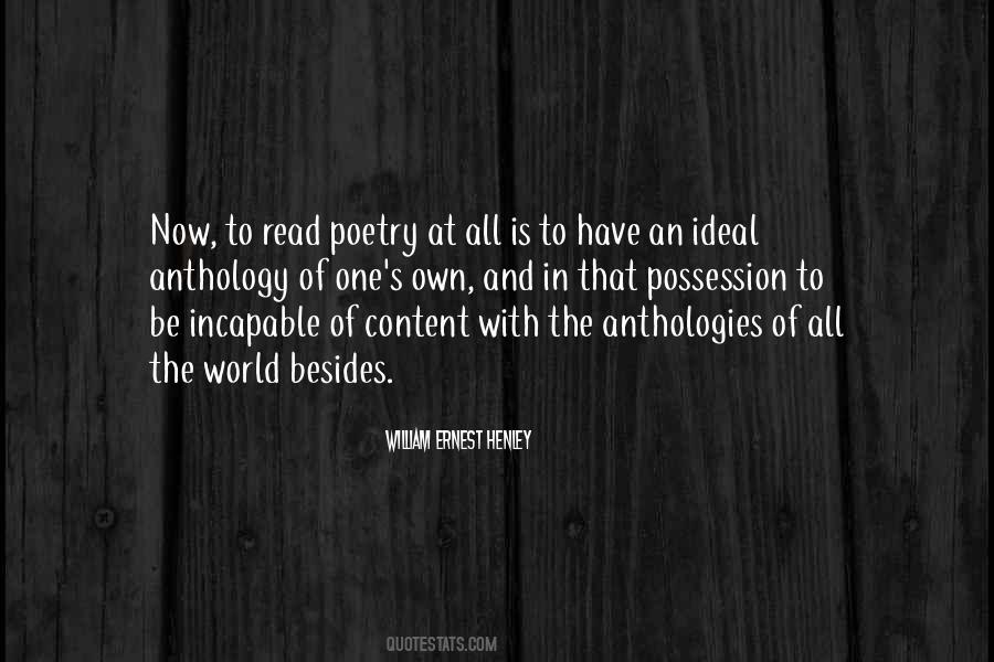 All The Poetry In The World Quotes #1618710