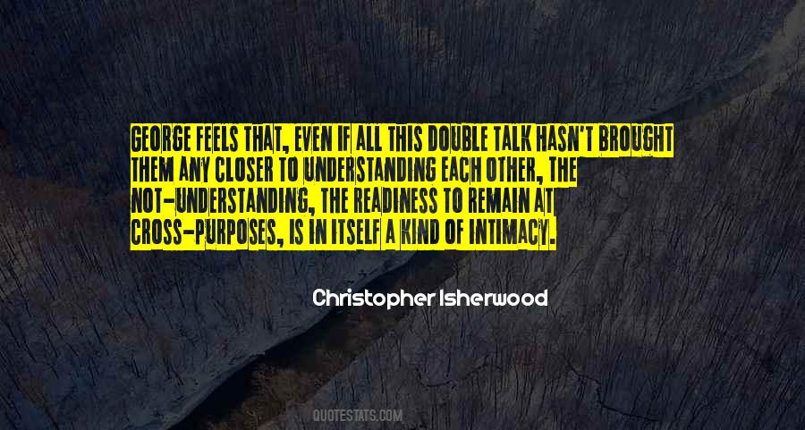 Quotes About Double Talk #1430111