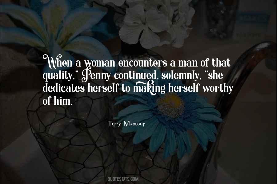 Quotes About Worthy Woman #1316849