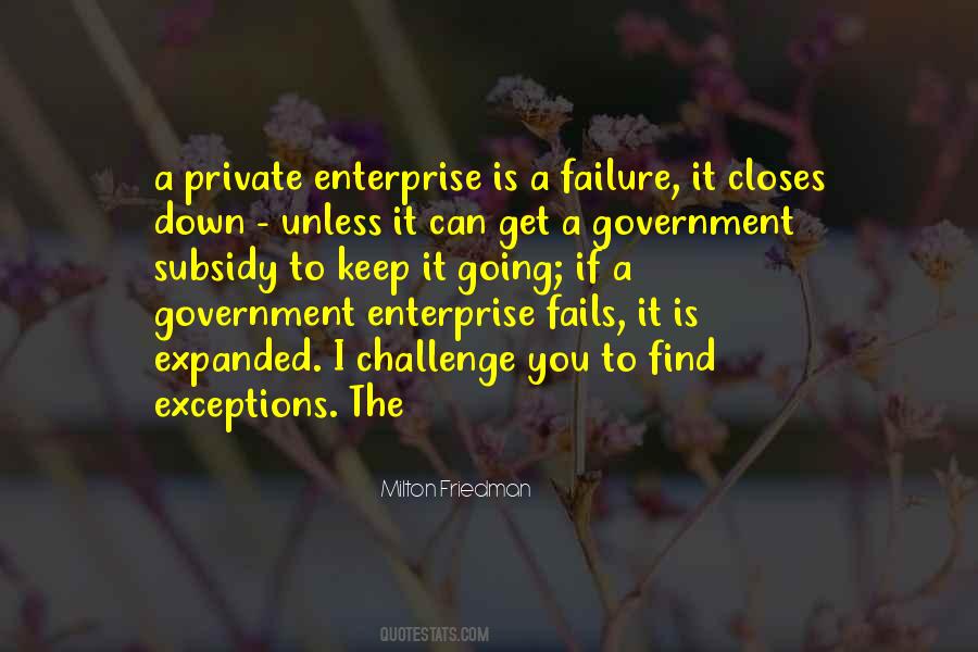 Quotes About Private Enterprise #231957