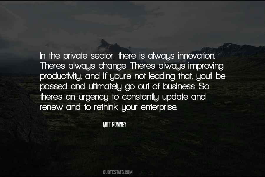 Quotes About Private Enterprise #275908