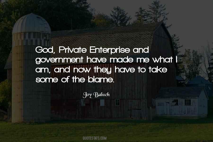 Quotes About Private Enterprise #423214