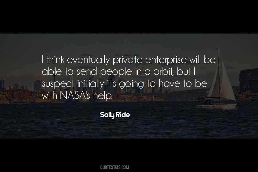 Quotes About Private Enterprise #60232