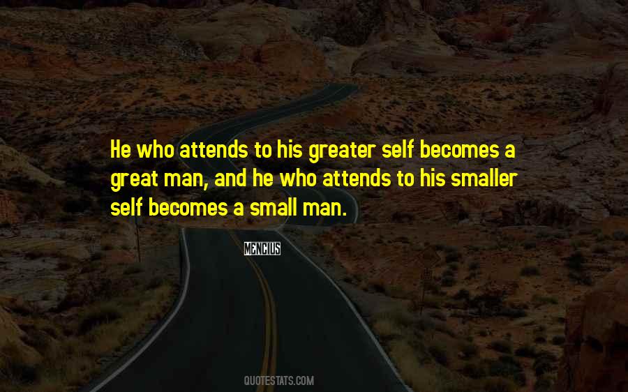 Quotes About Small Man #1402306