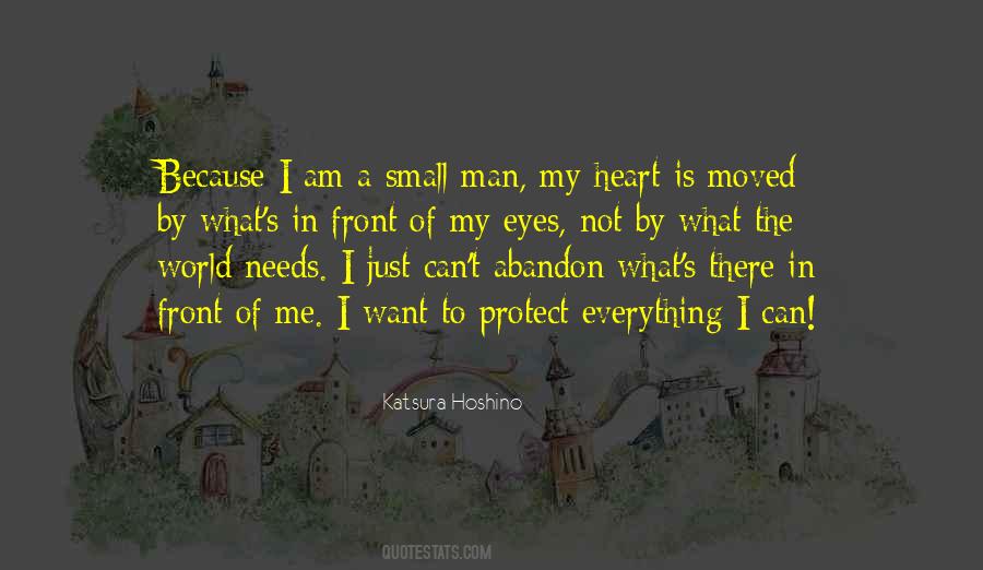 Quotes About Small Man #700702