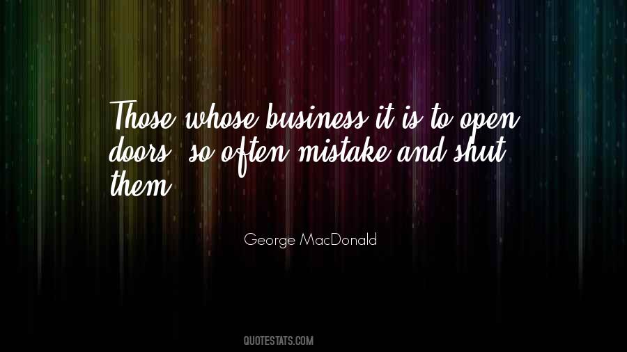 Quotes About Open Doors #710738