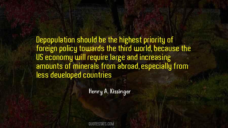 Quotes About Depopulation #687783