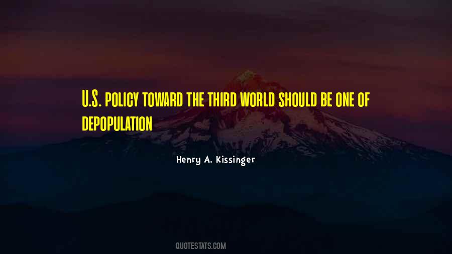 Quotes About Depopulation #839755