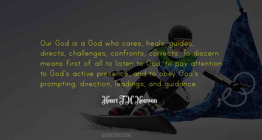 Quotes About God's Guidance #1237855