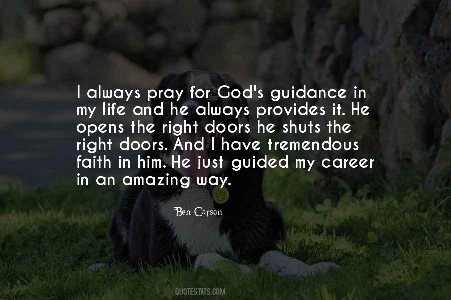 Quotes About God's Guidance #1739986