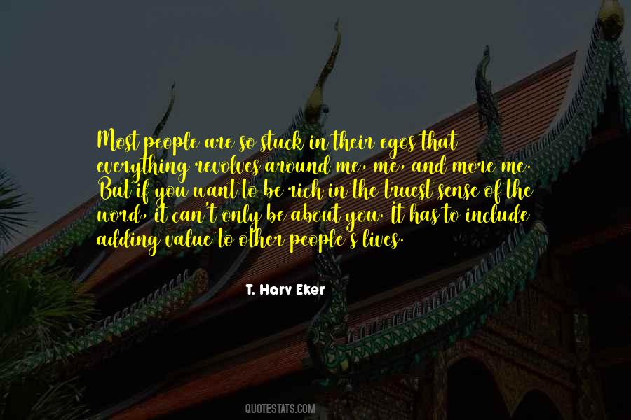 Adding Value To People Quotes #1136310
