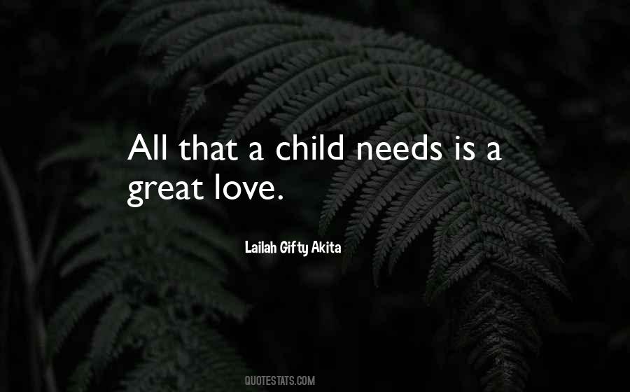 Child Love Quotes #111557