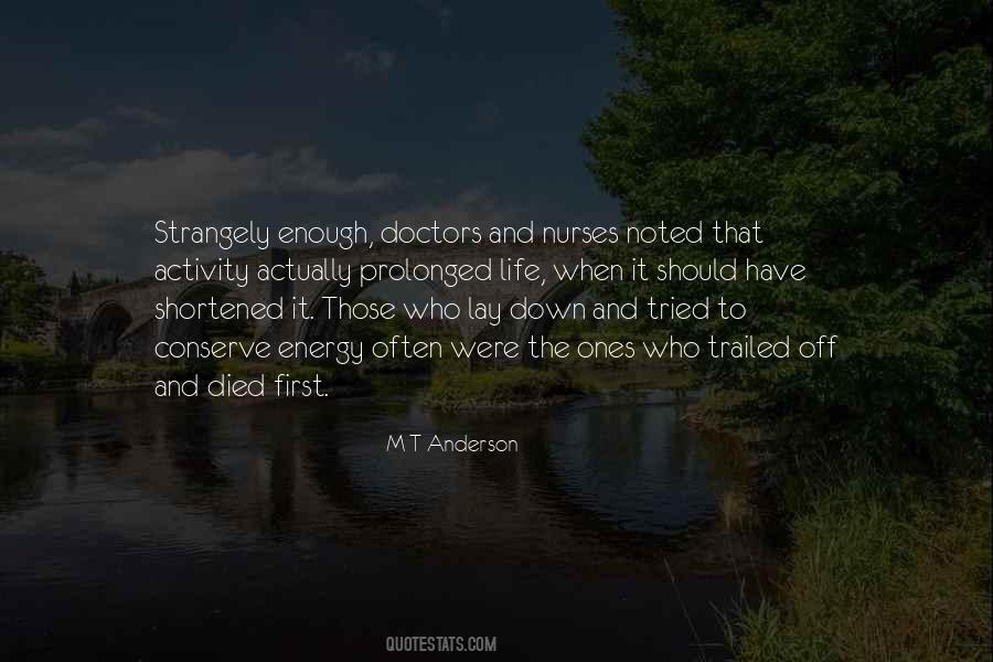 Quotes About Doctors And Nurses #1240217