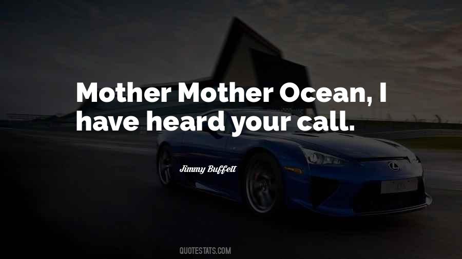 Quotes About The Ocean Jimmy Buffett #1800805