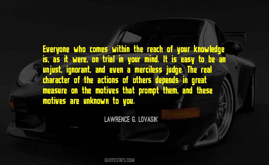 Quotes About Character And Actions #608800