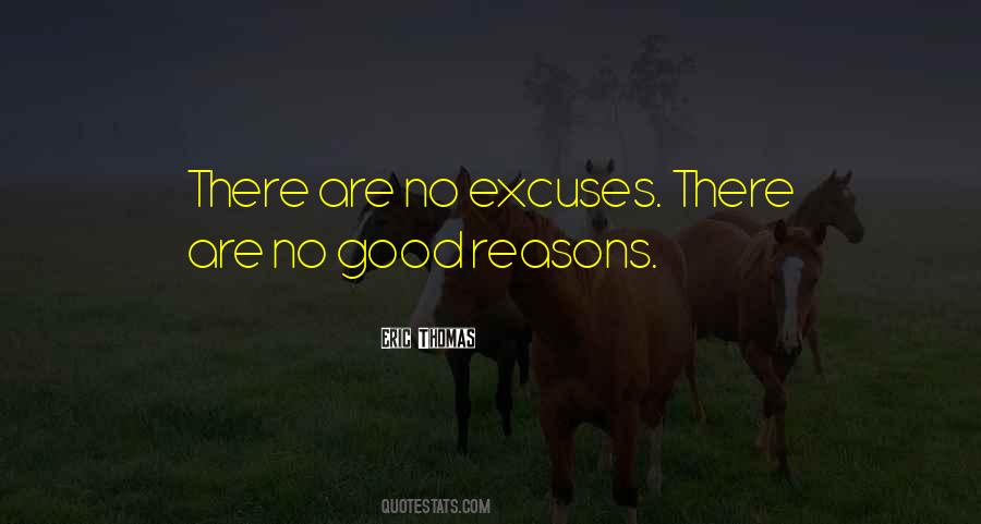 Quotes About No More Excuses #50921